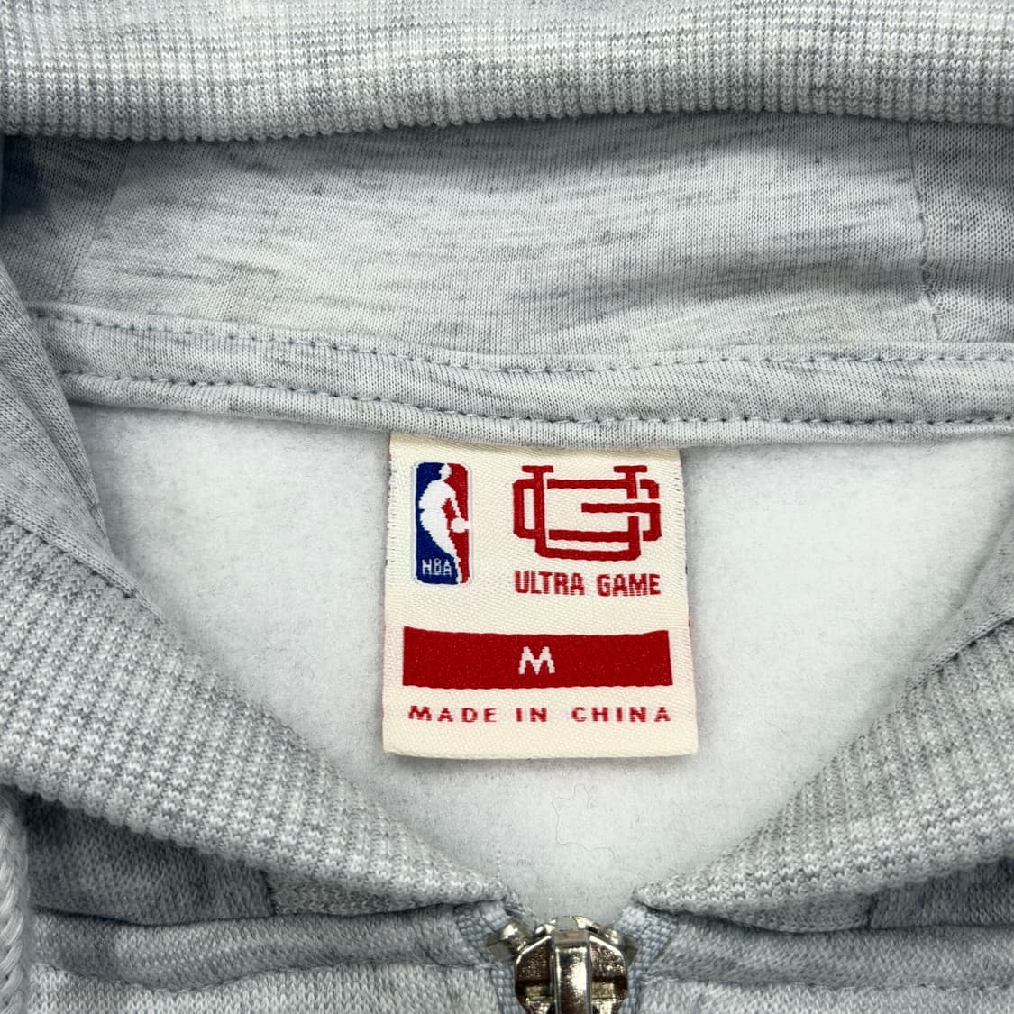 NBA 울트라게임 레이커스 크롭 후드집업 헤더 그레이 M 상품이미지4