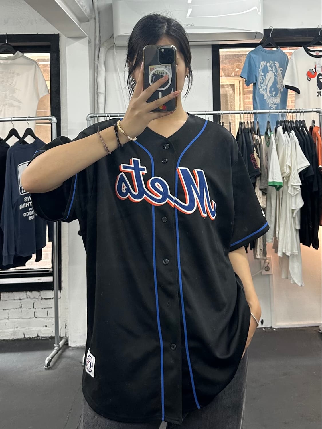 마제스틱 뉴욕 메츠 베이스볼 져지 상품이미지2