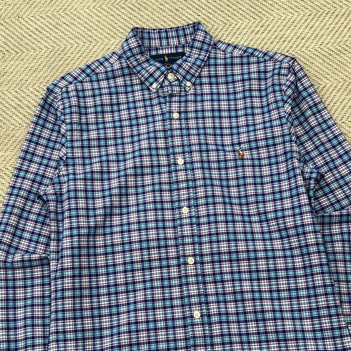 폴로랄프로렌 qr 체크 셔츠 r3882 상품이미지3