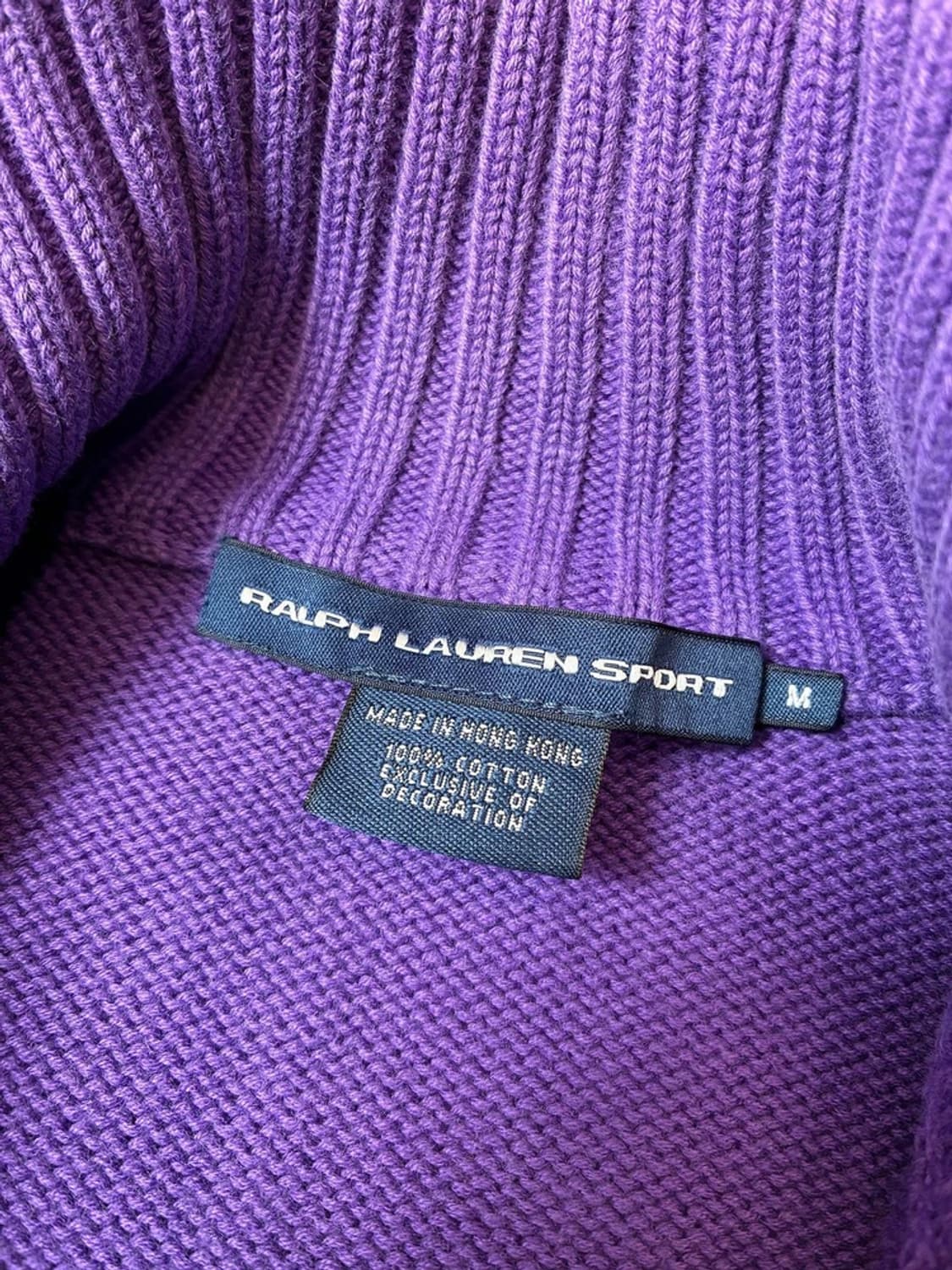 폴로 랄프로렌 00's 코튼 니트 풀집업 자켓 PN7168 상품이미지6