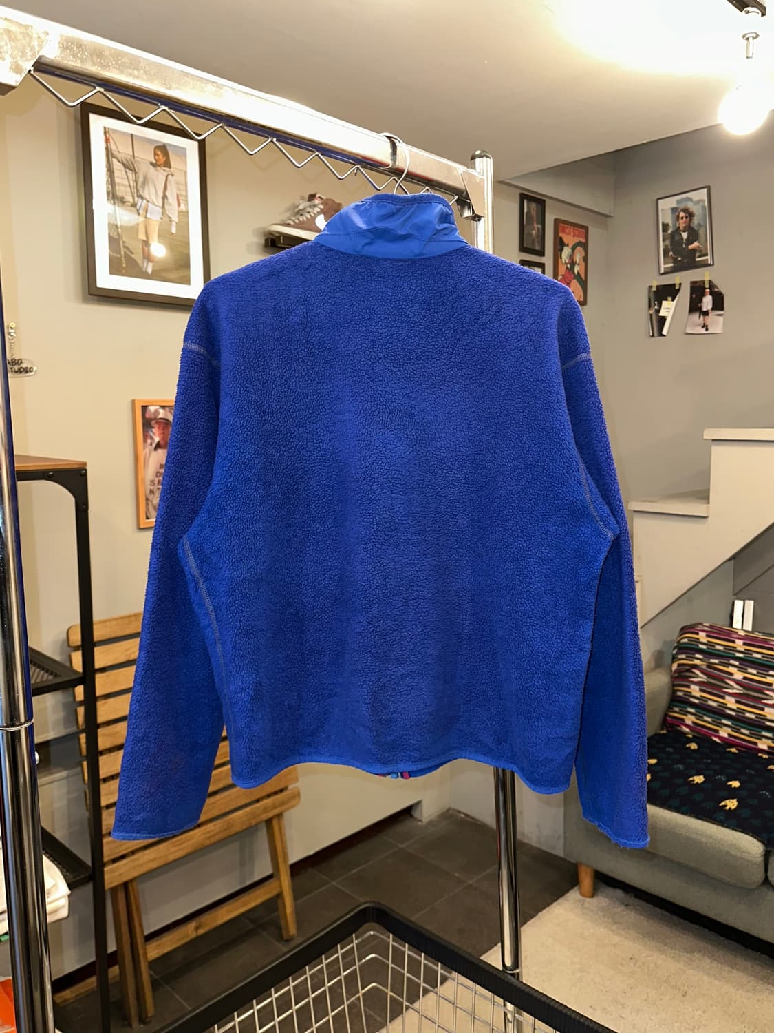 90‘s Patagonia blue pullover fleece wear 상품이미지8