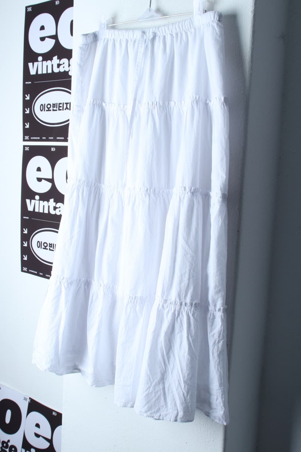 W(M-L) 무신사 스탠다드 스커트 치마 캉캉 화이트 롱-P9955 상품이미지1