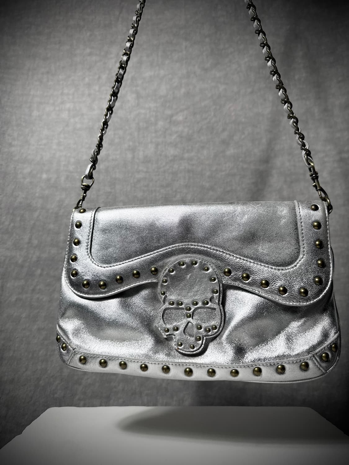 Jupiter & Juno Studded Skull Silver Bag 상품이미지2