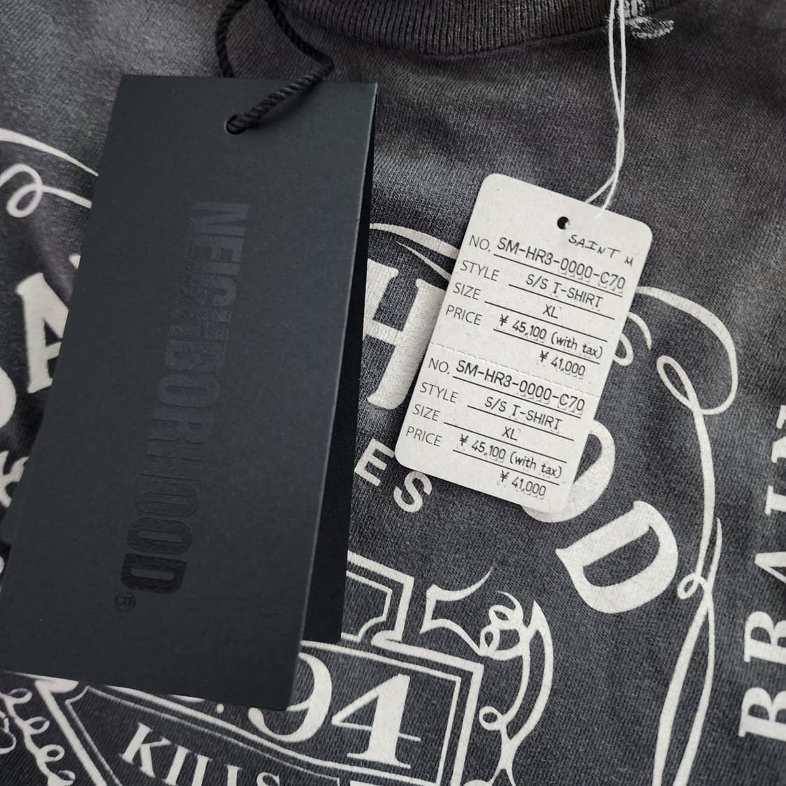 [XL] 세인트미카엘 X NBHD 네이버후드 세인트후드 티셔츠 상품이미지7