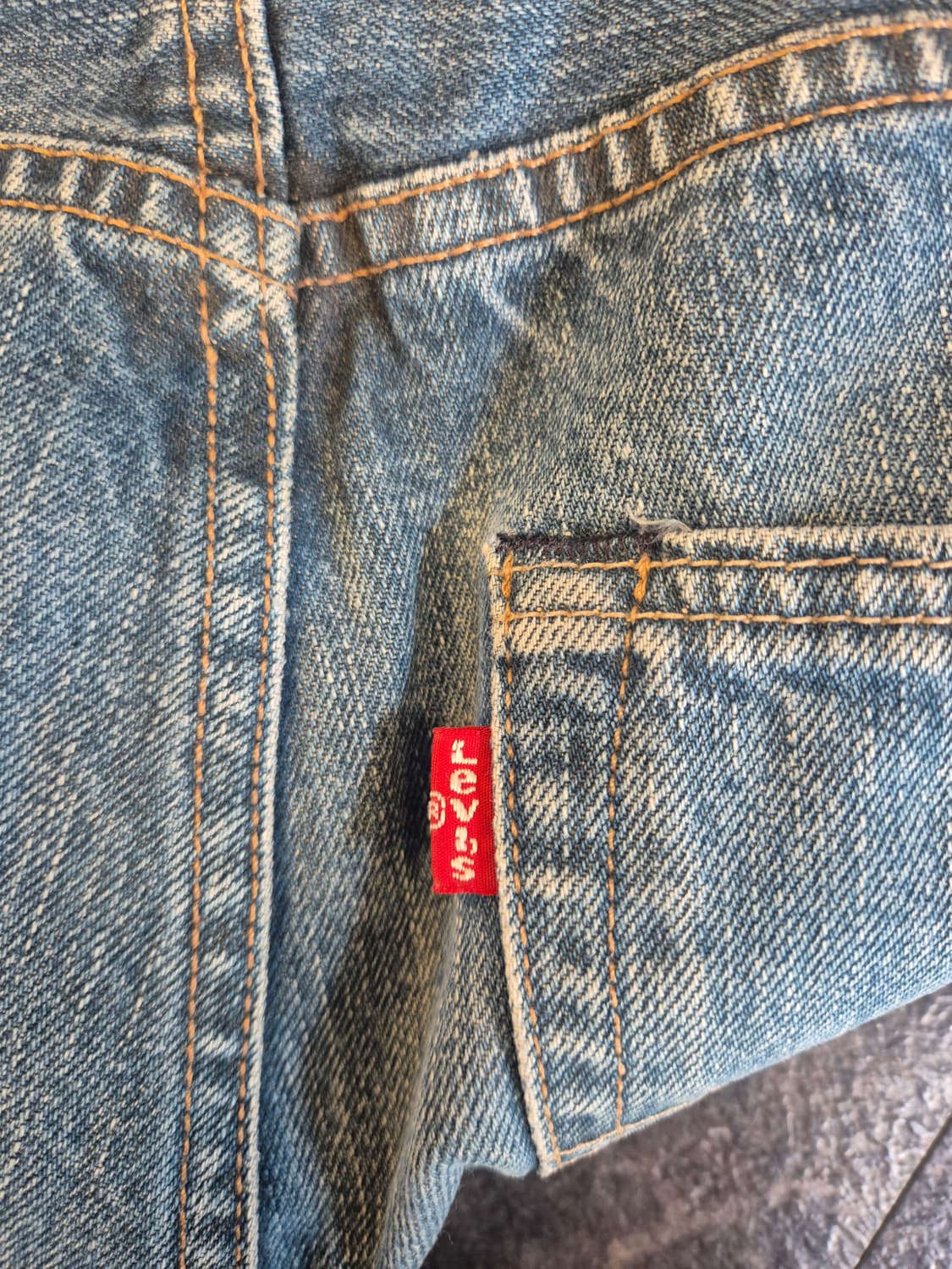 리바이스(Levi's) 501  빈티지 페인팅 데님 (W32 L34) 상품이미지3