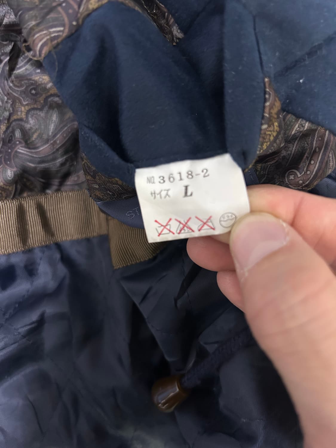 일제 스웨이드느낌 후드자켓 사이즈 105~110 상품이미지5