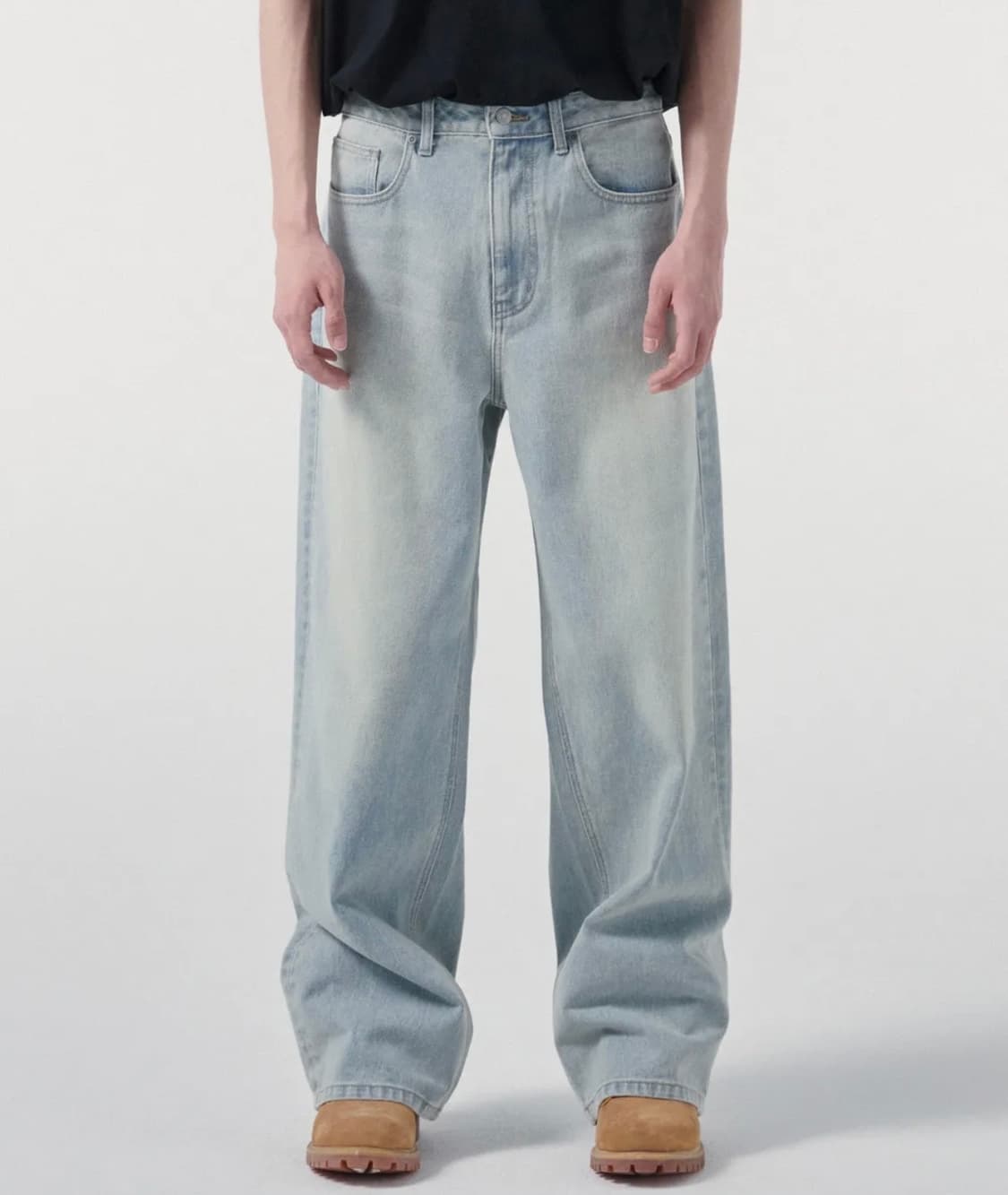 (28) 무신사스탠다드 빅 브러쉬 엑스트라 와이드 데님 팬츠 상품이미지1