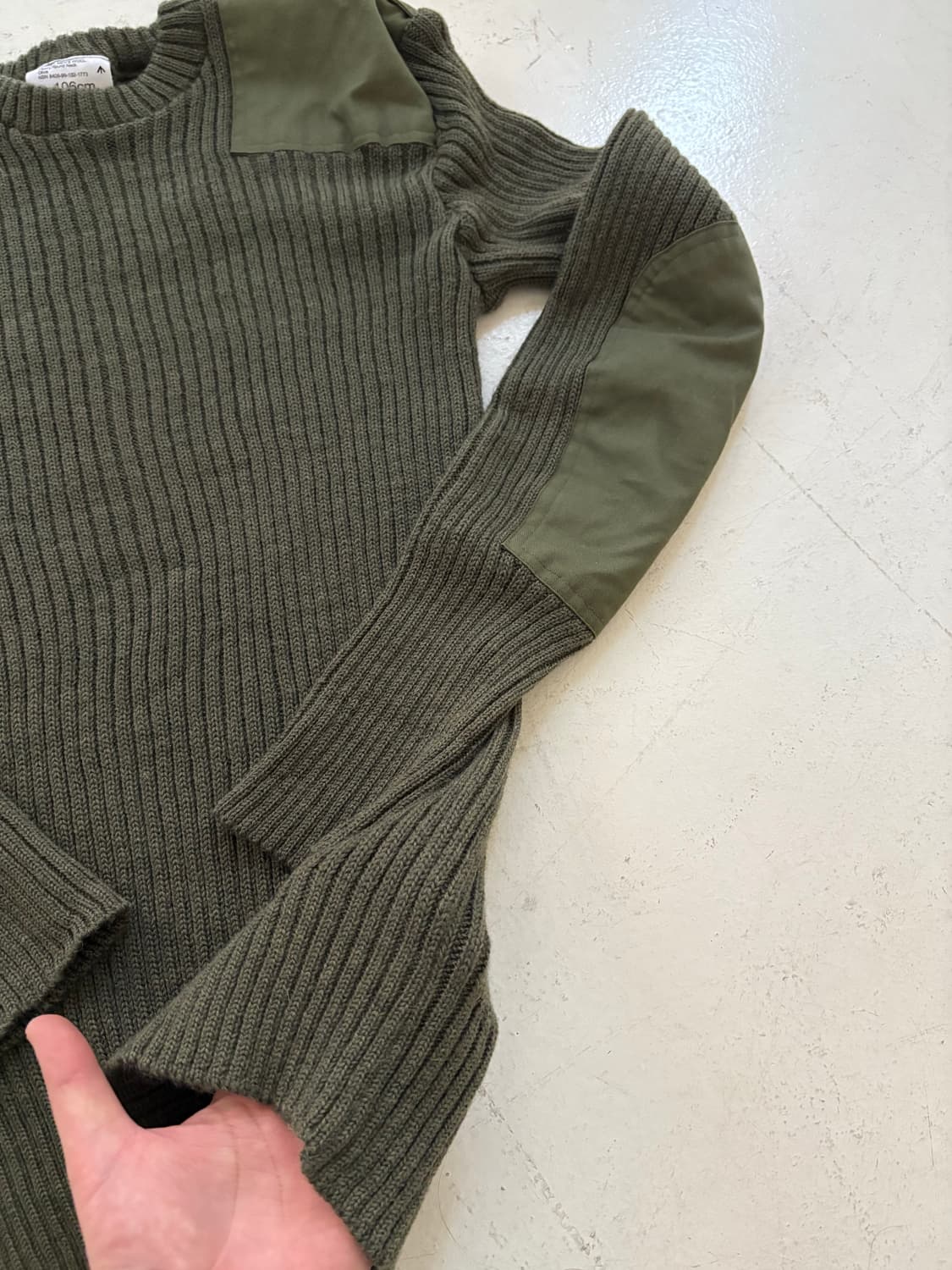 80's British Army Wool Sweater. 상품이미지8