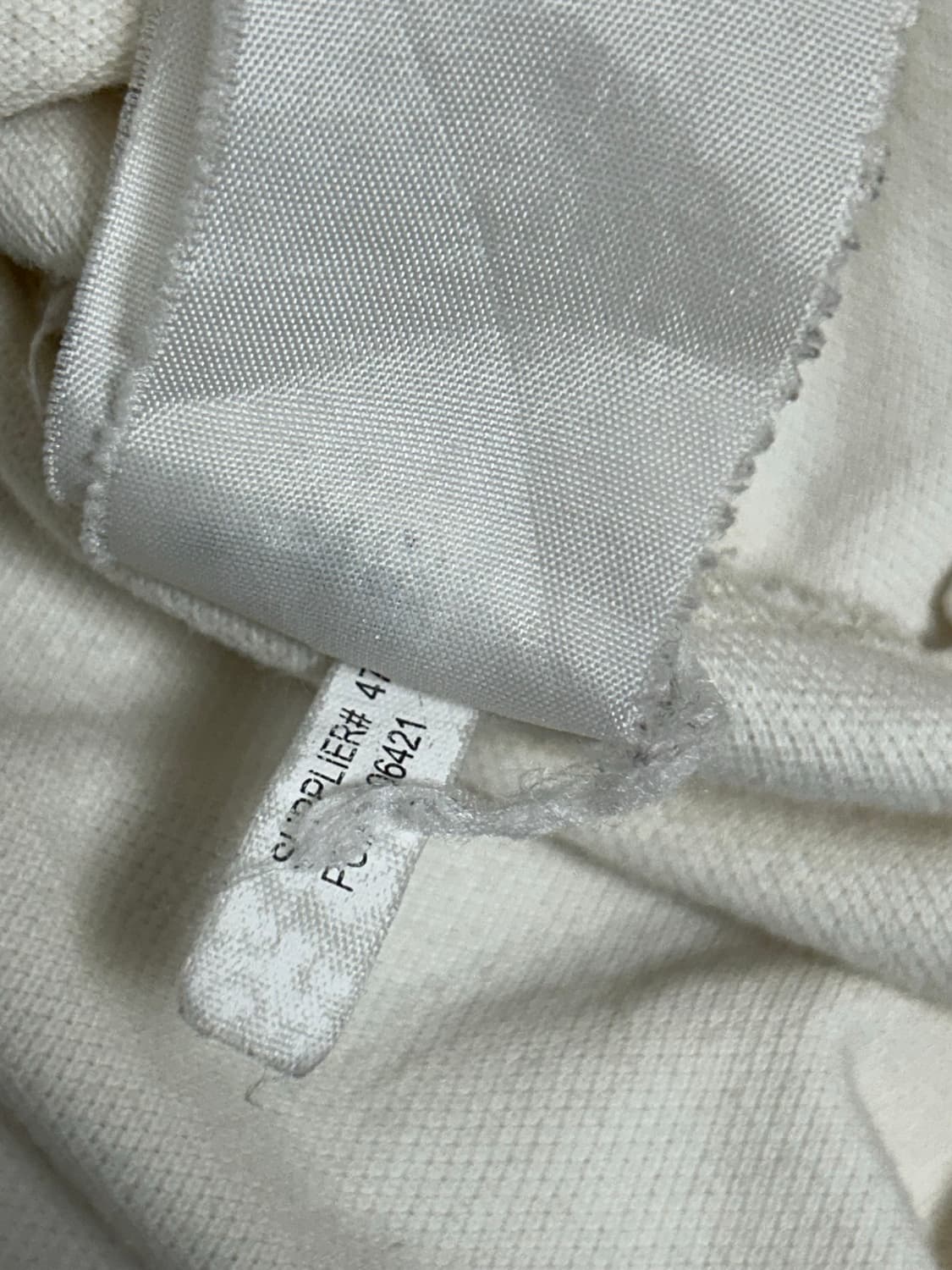 폴로 랄프로렌 아이보리 빅로고 pk티 상품이미지7