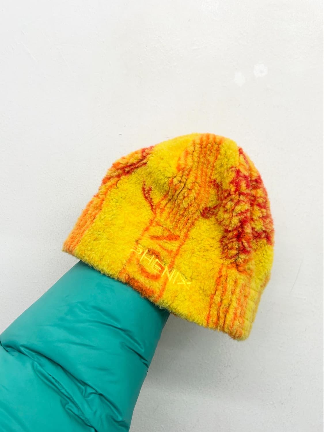 피닉스 옐로우/오렌지 플리스 비니 상품이미지1