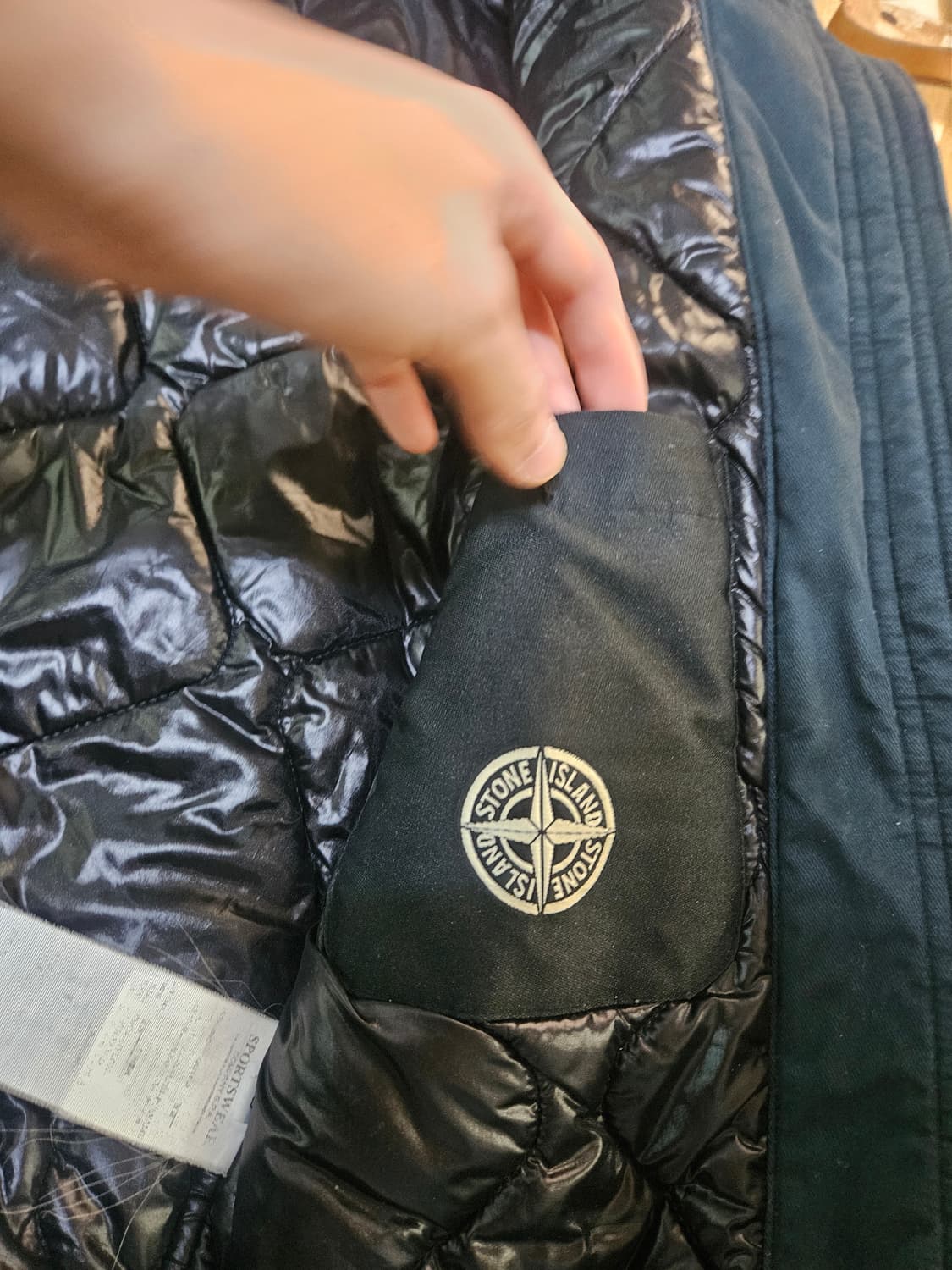 정품) 스톤아일랜드 OXFORD N-3B 패딩 자켓 2010aw s사이즈 상품이미지8