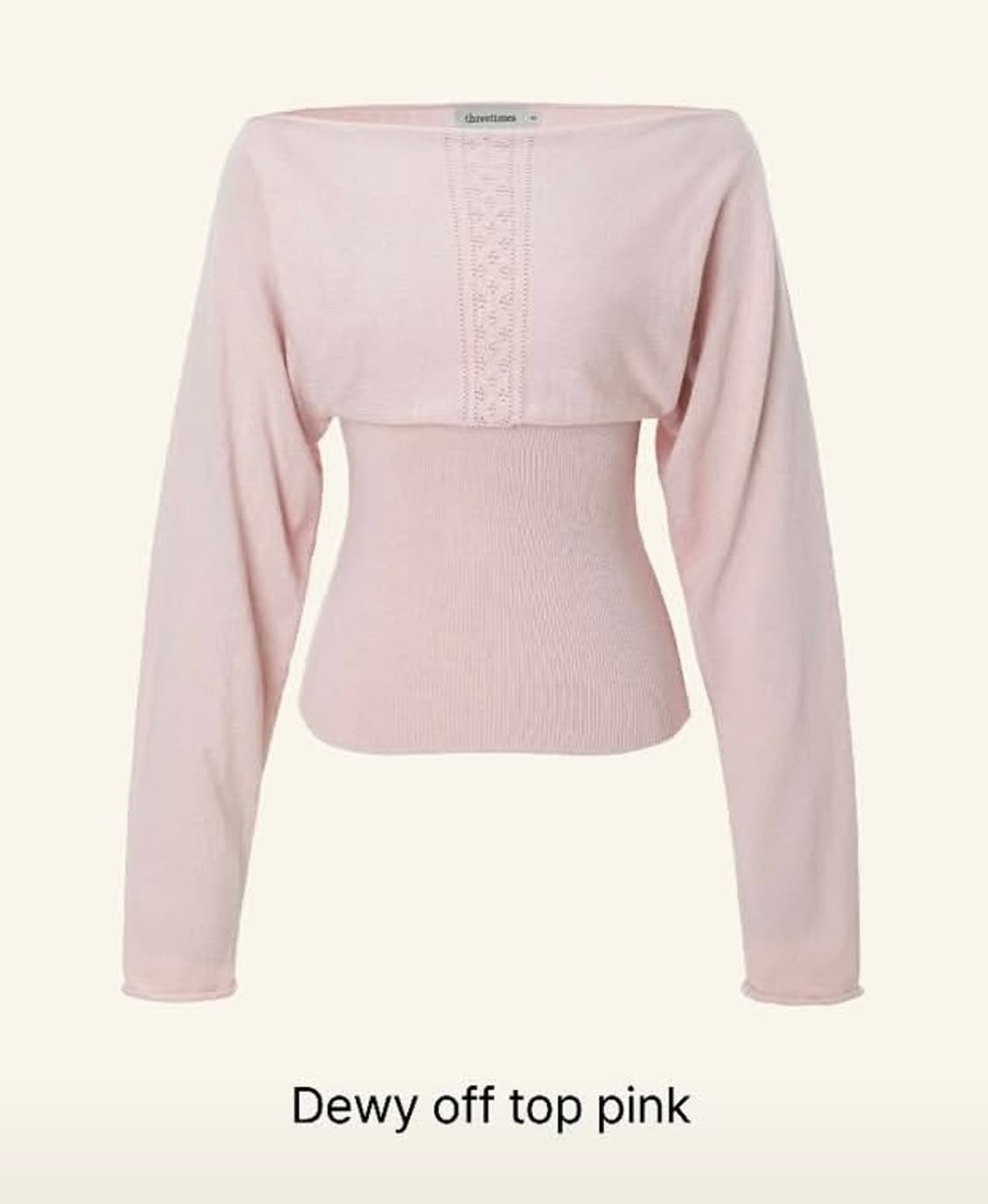 쓰리타임즈 dewy off top pink 상품이미지1