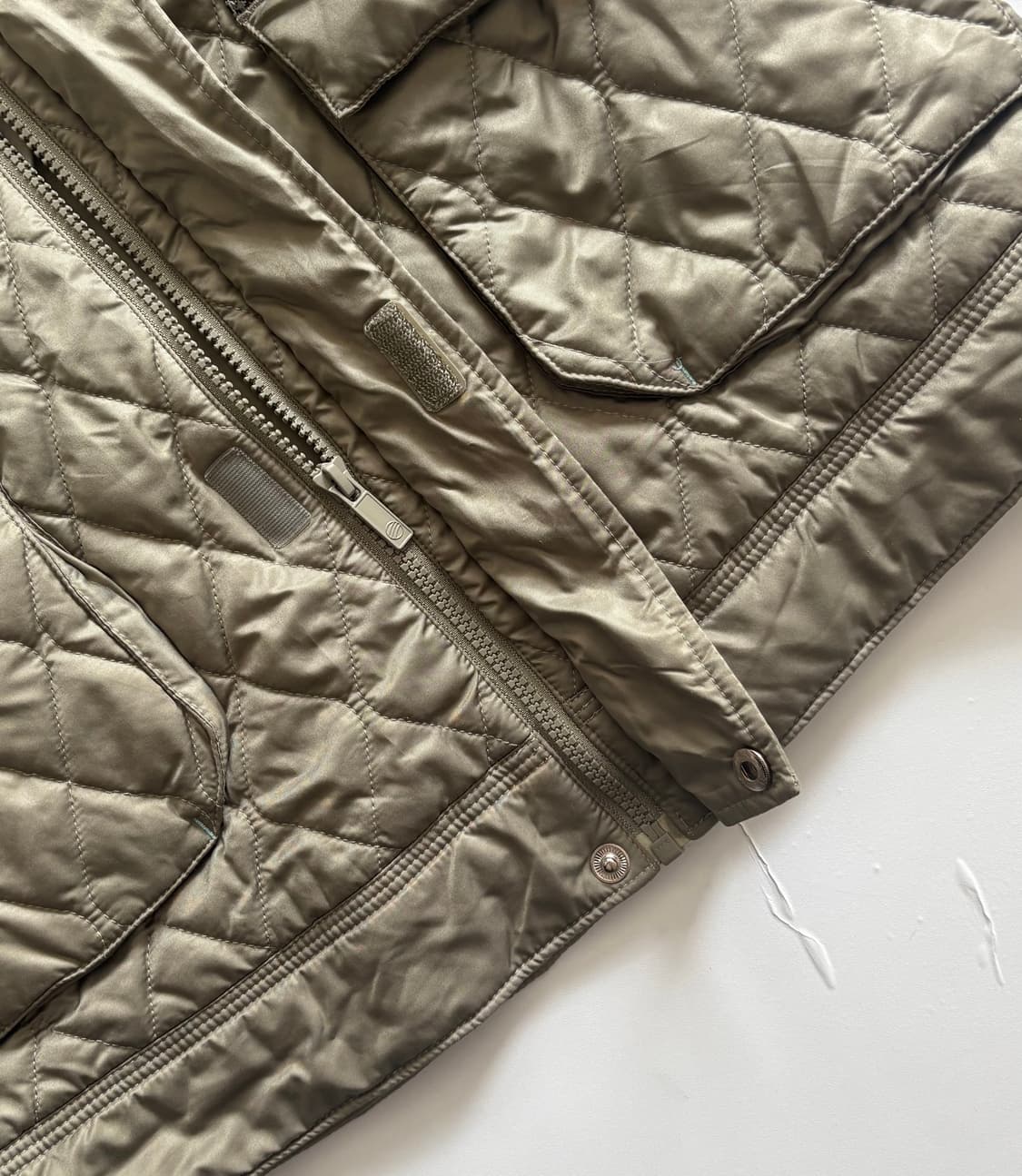 adidas 아디다스 올리브 퀄팅 점퍼 상품이미지5