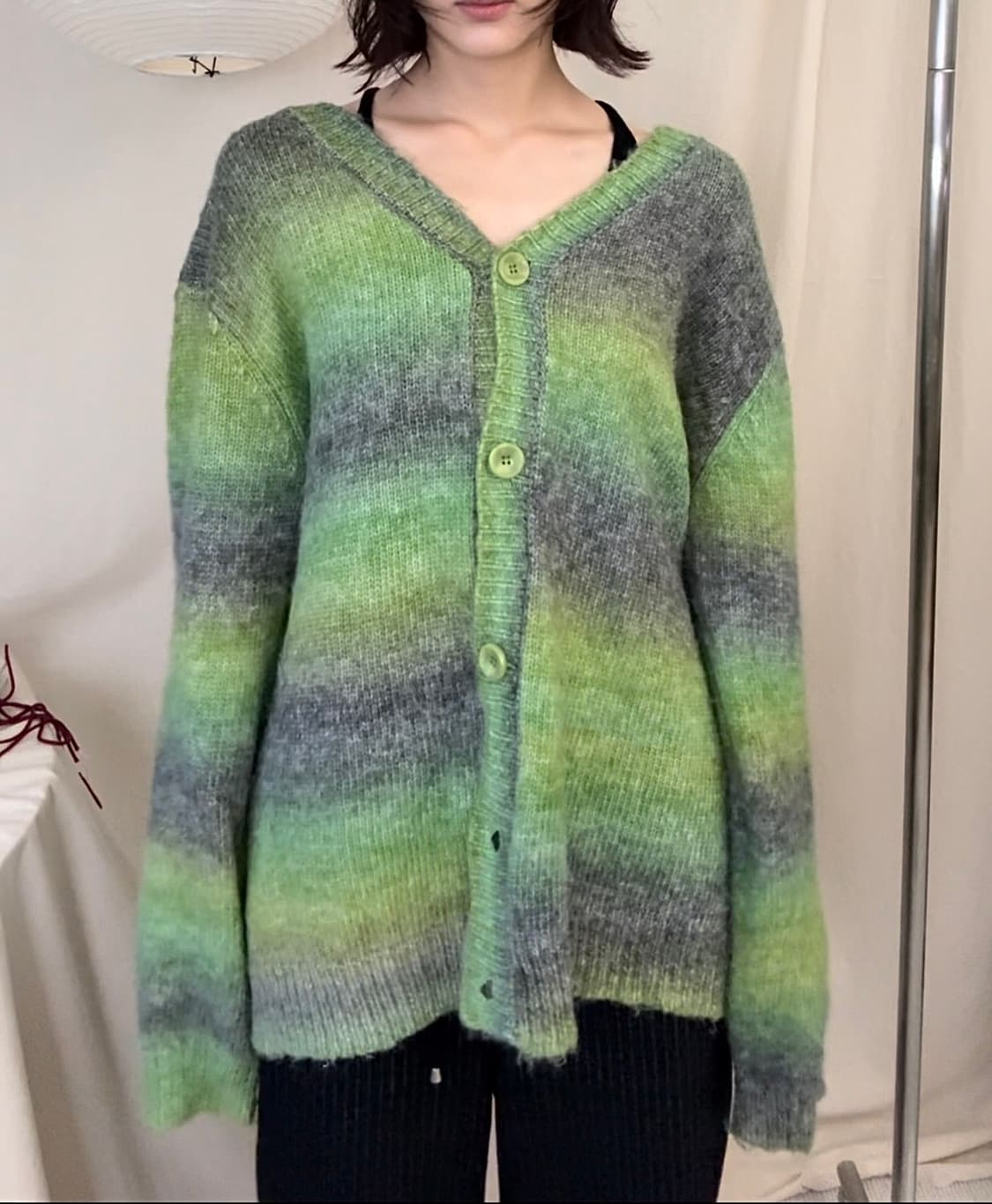 Aclent Gradation Knit Cardigan 상품이미지2
