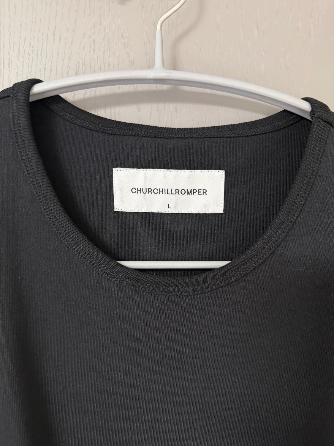 <새상품>처칠롬퍼 컴포트 티셔츠 블랙 L 상품이미지2