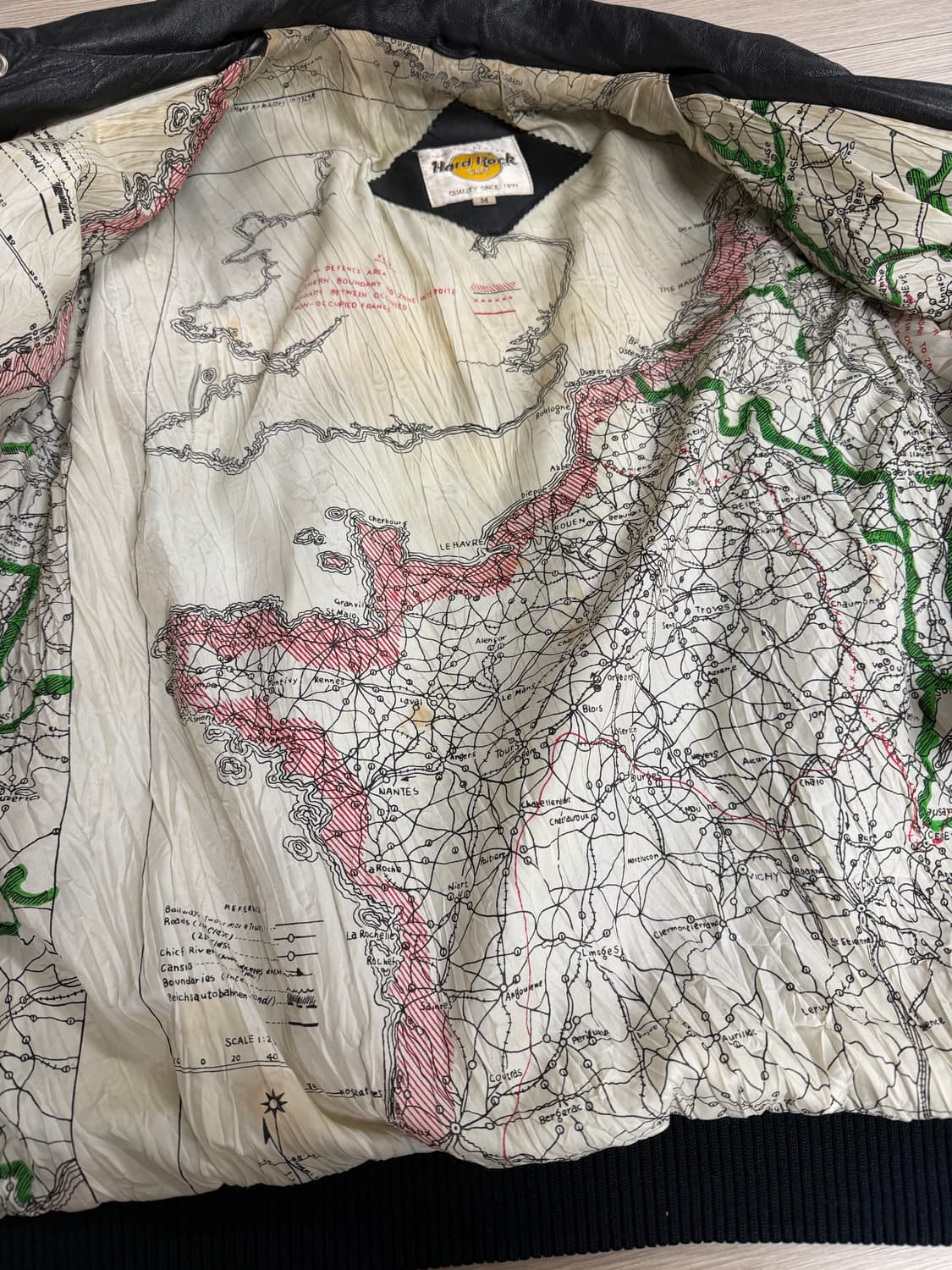 Hard Rock Cafe A-2 jaket 상품이미지4