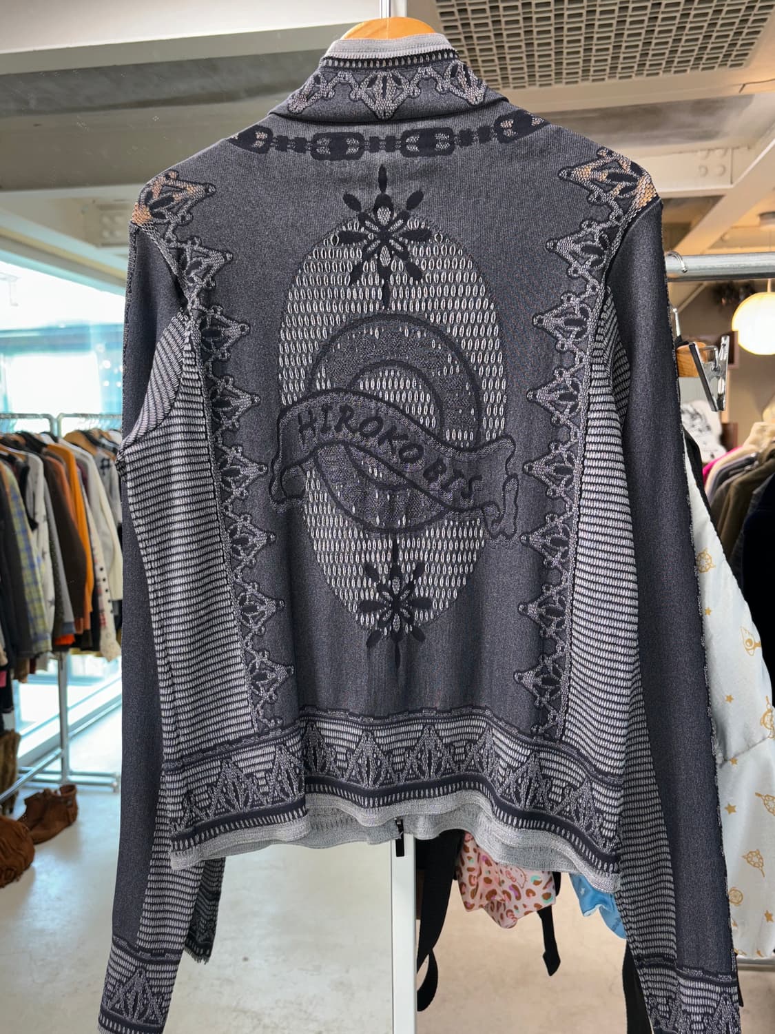 히로코 비스 니트 집업 자켓 상품이미지7