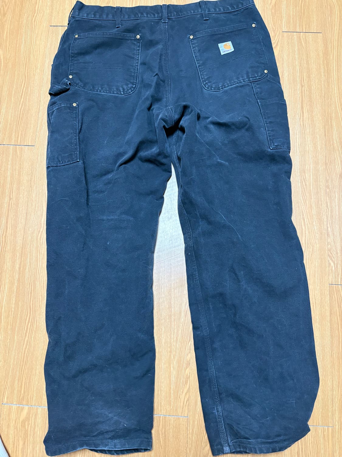 칼하트 더블니 B01 Blk made in usa 상품이미지2