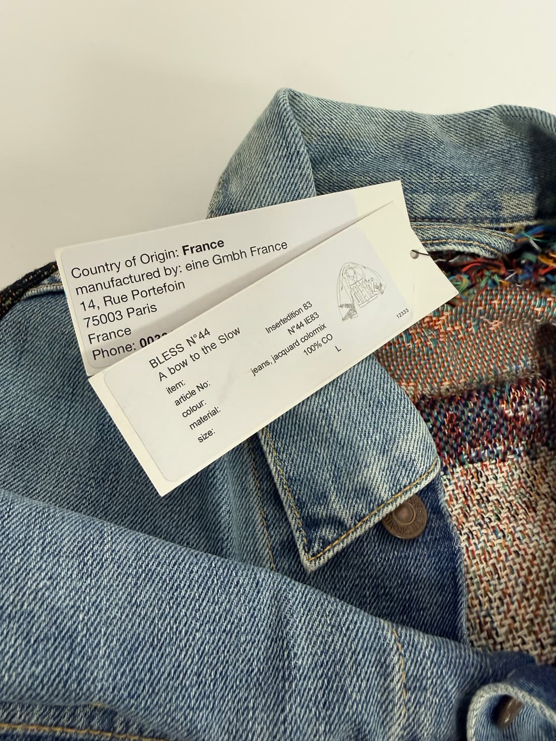 BLESS 판초데님자켓 상품이미지7