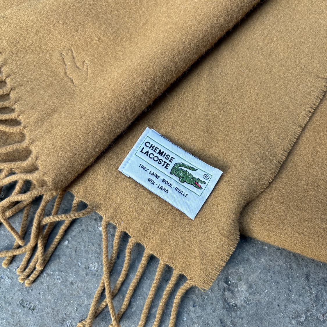 Lacoste 라코스테 울 머플러 목도리 상품이미지3