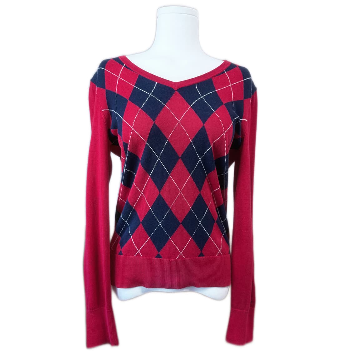 Tommy Hilfiger 타미힐피거 아가일 니트 상품이미지1