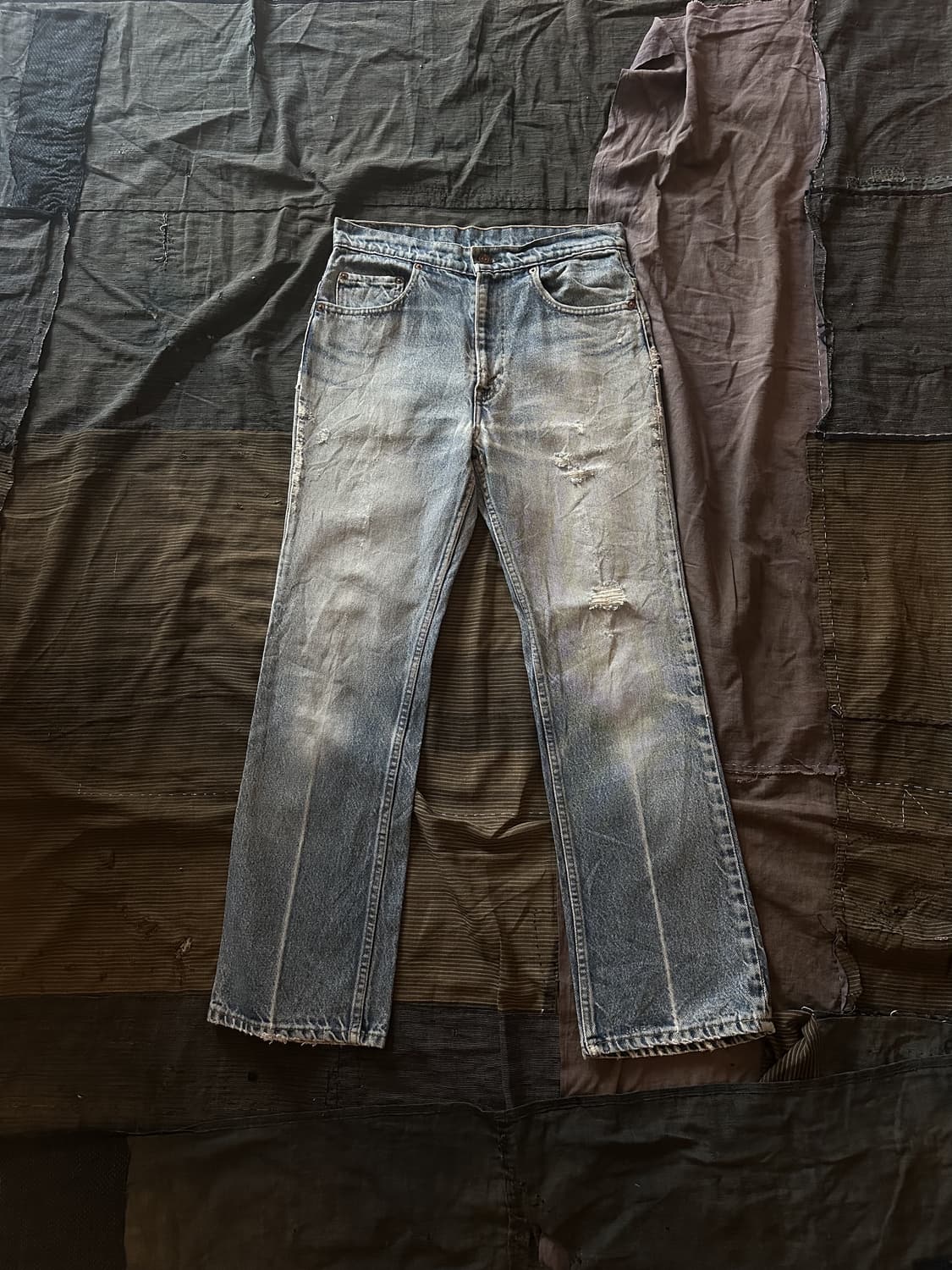 80s USA Levis 517 Boots Cut Denim Pants 상품이미지1