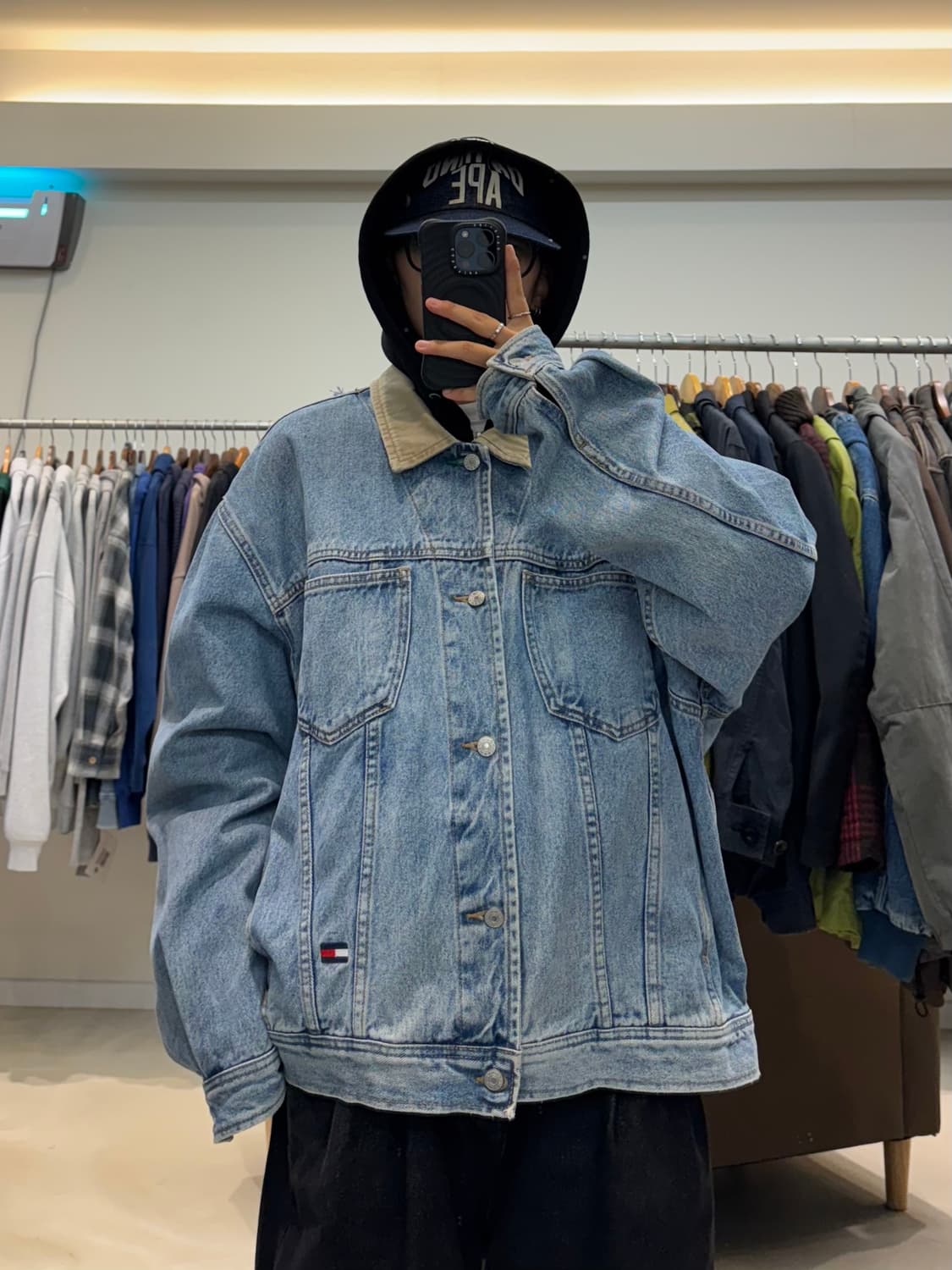 90s 타미힐피거 트러커 자켓 상품이미지8