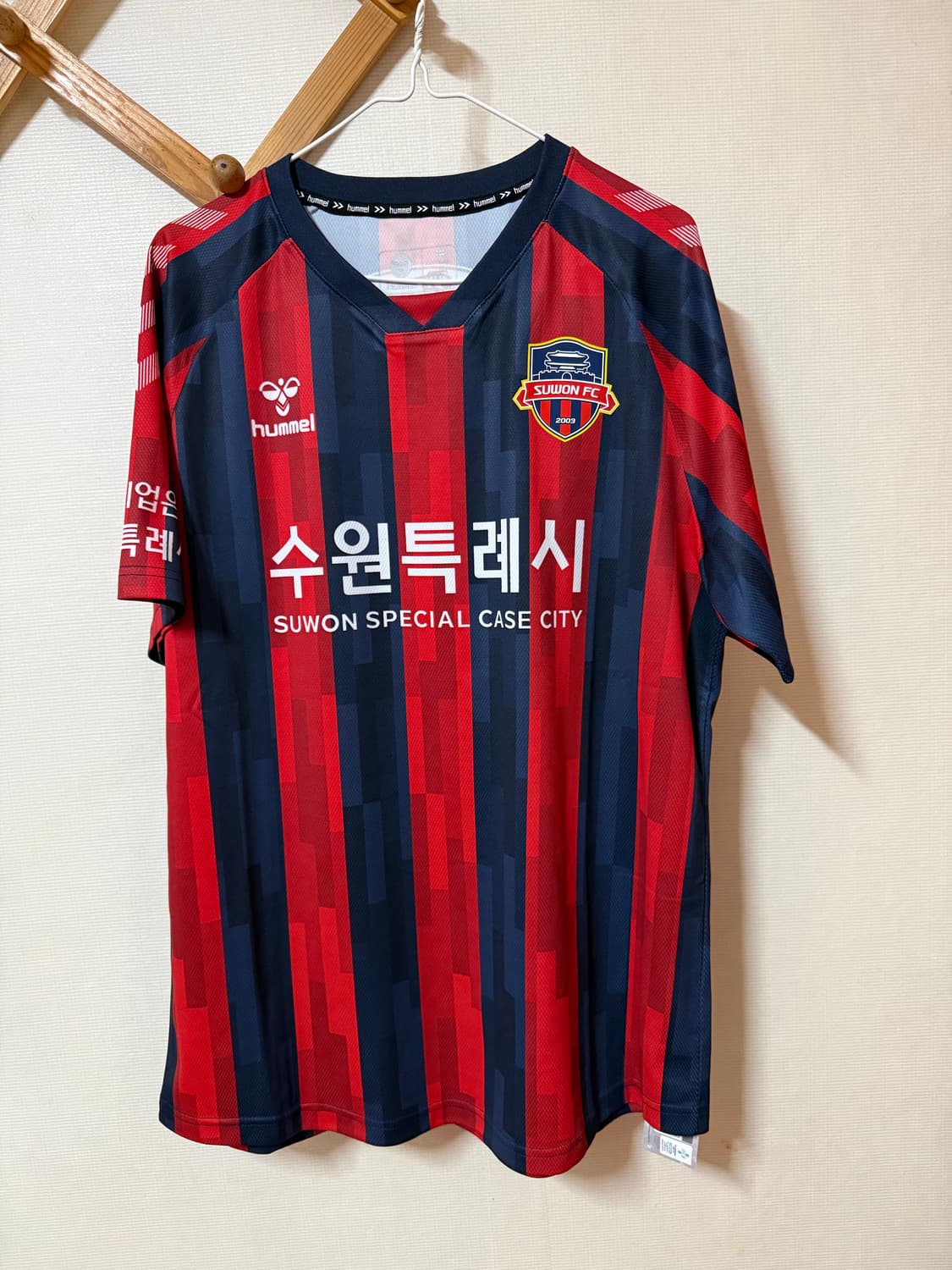 수원FC 레플리카 유니폼 뒷판 넘버 이승우 사인 4XL사이즈 새제품 상품이미지1