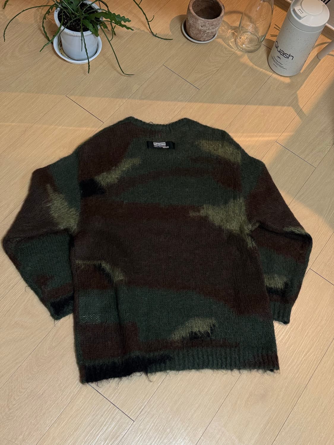 [XL] 슈프림 준야 와타나베 21fw 브러쉬드 카모 스웨터 올리브 상품이미지5