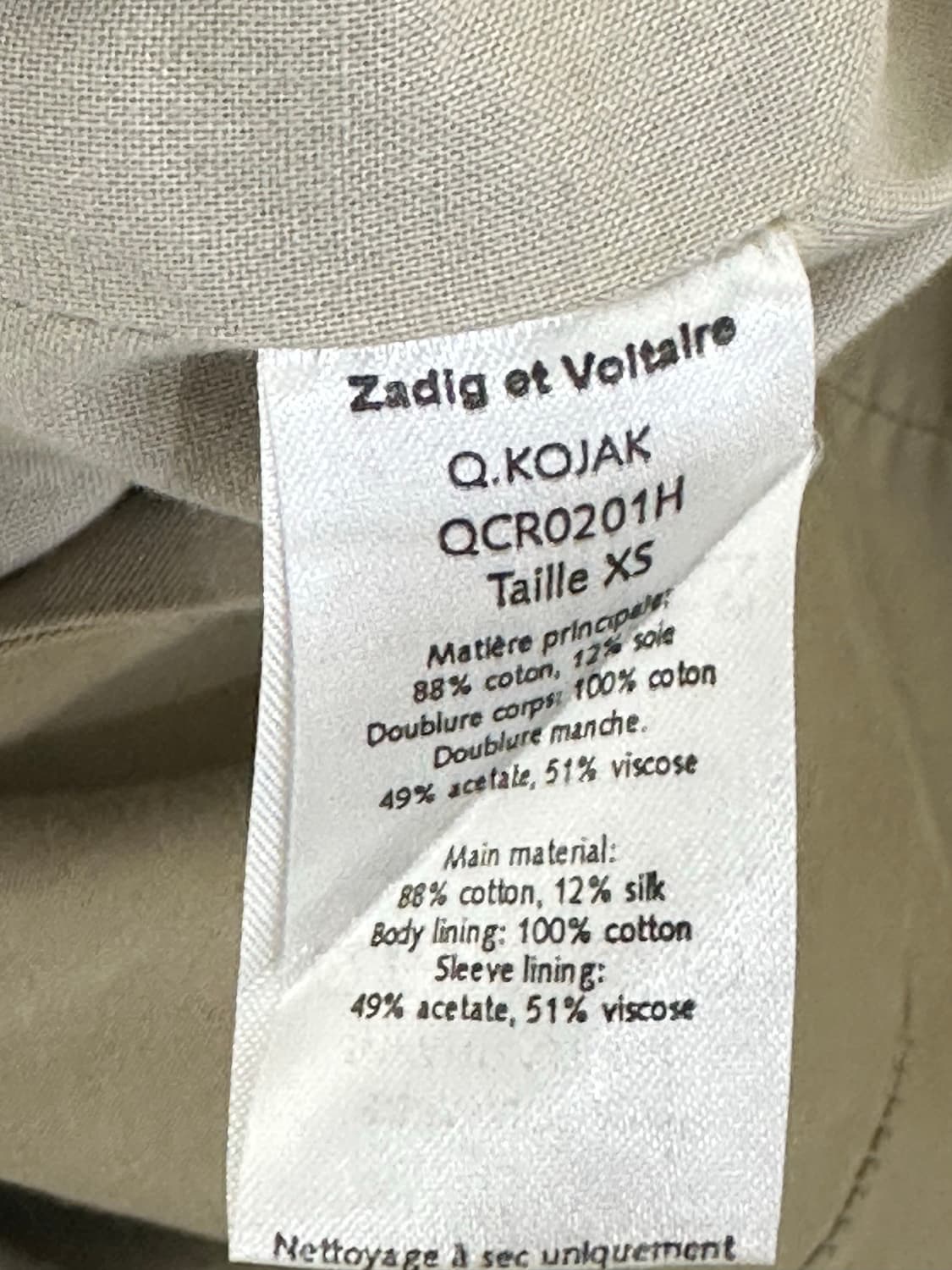 쟈딕앤볼테르 남성 자켓 상품이미지8