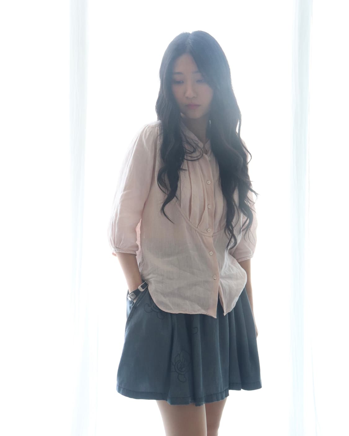 [Margaret Howell] Linen Gather Shirt 상품이미지6