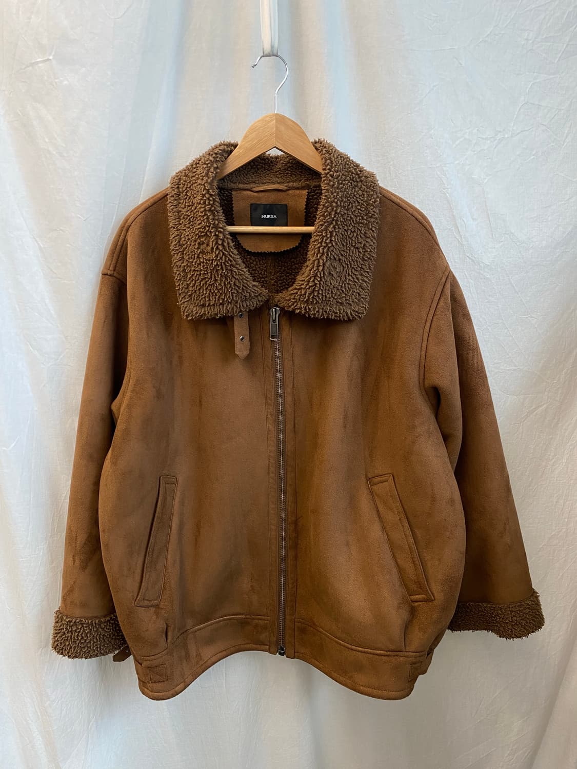 MURUA 브라운 스웨이드 무스탕  상품이미지1