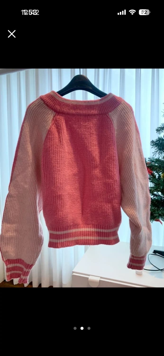 투웨이 지퍼 니트 집업 상품이미지2