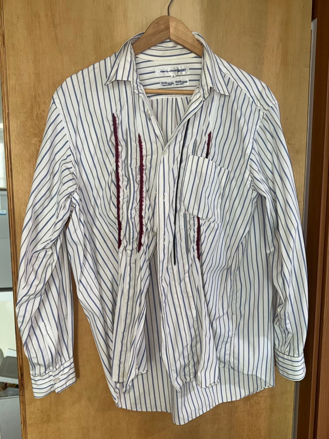 90s 꼼데가르송 셔츠. 축융 셔츠   상품이미지1