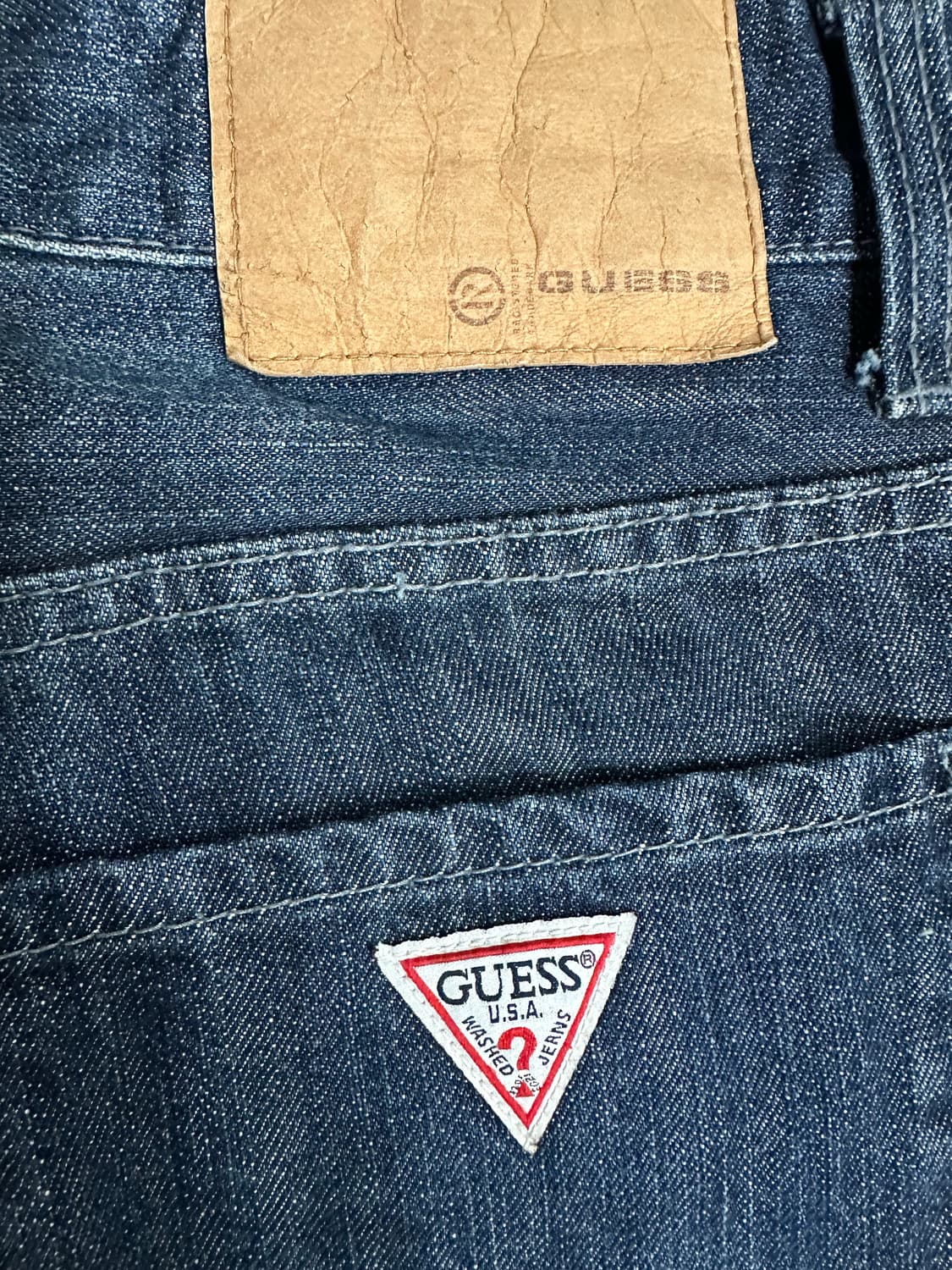 빈티지 GUESS JEANS 게스 워싱 데님 청바지 34 상품이미지1