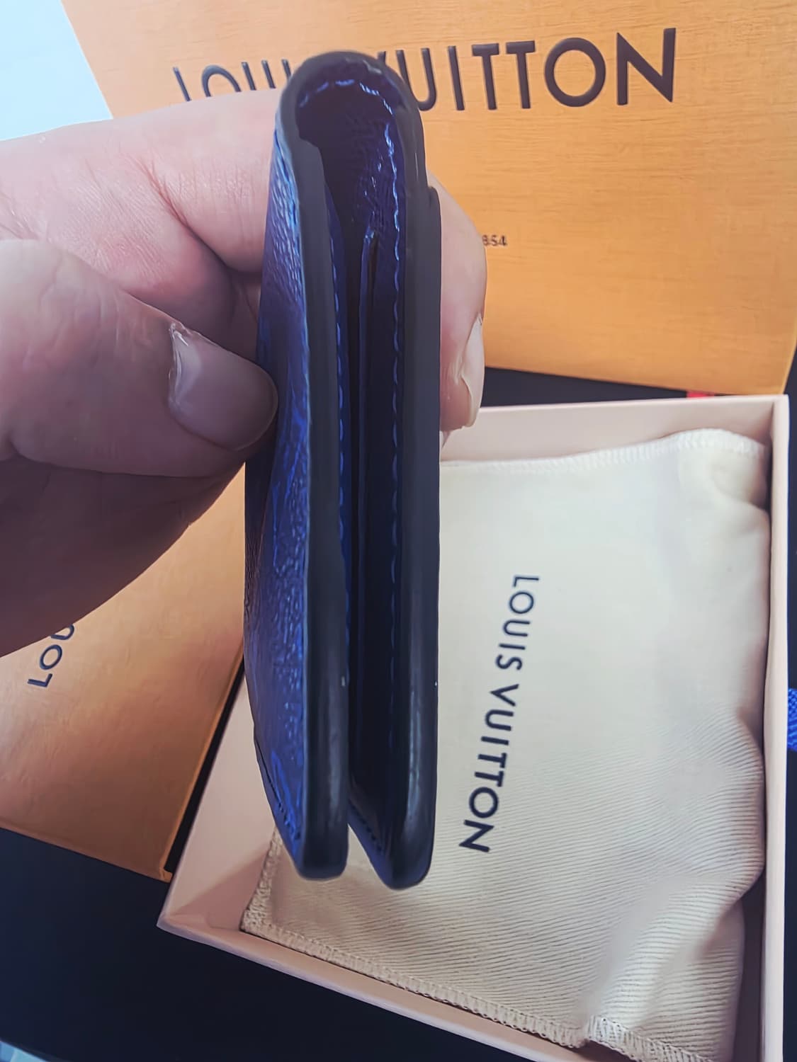 루이비통 오거나이저 카드지갑 코발트블루 상품이미지5