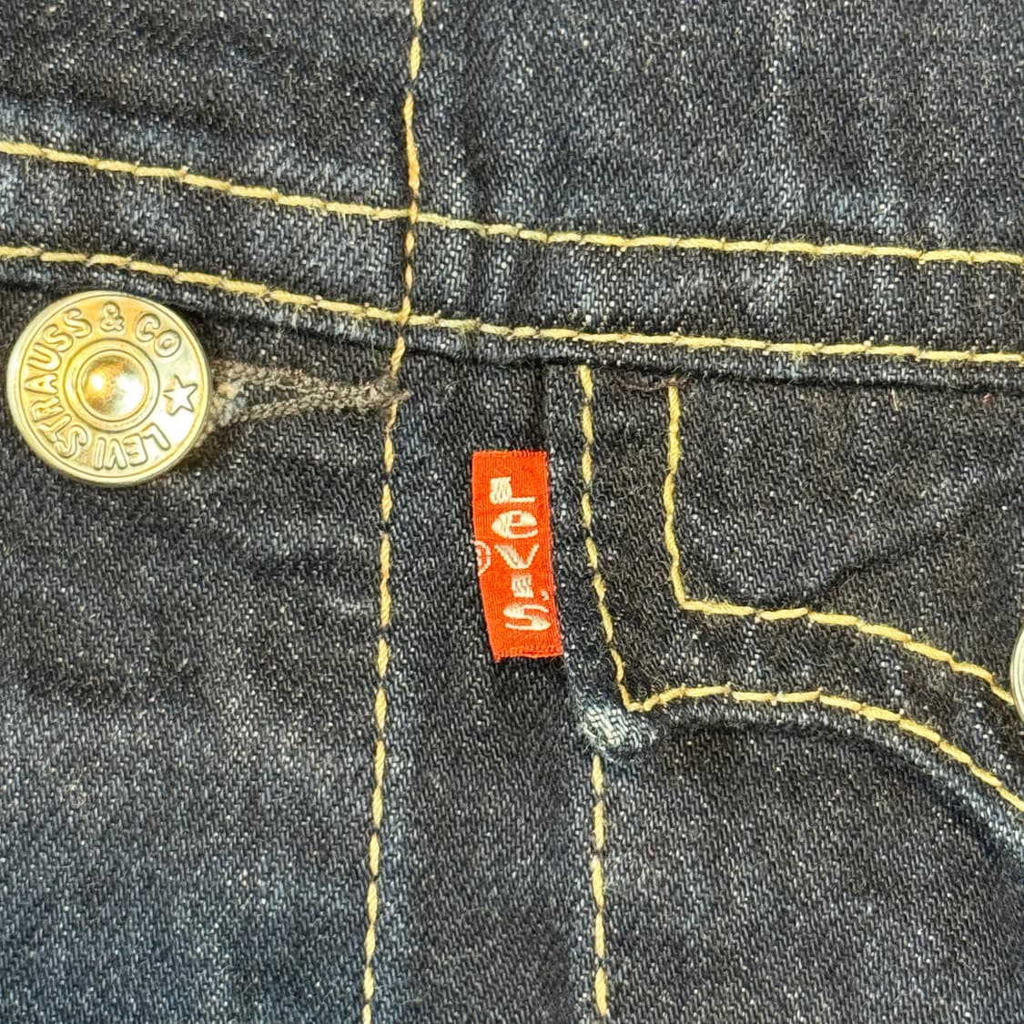 M) 리바이스 아이코닉 데님자켓 TYPE 1 진청 데님 청자켓 상품이미지4