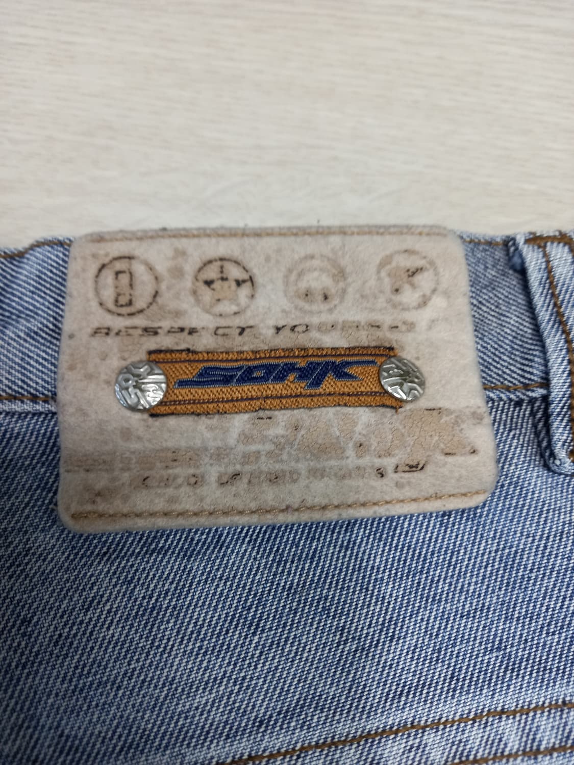 32 S.O.H.K HongKong 세미와이드진 연청 32-402 상품이미지5