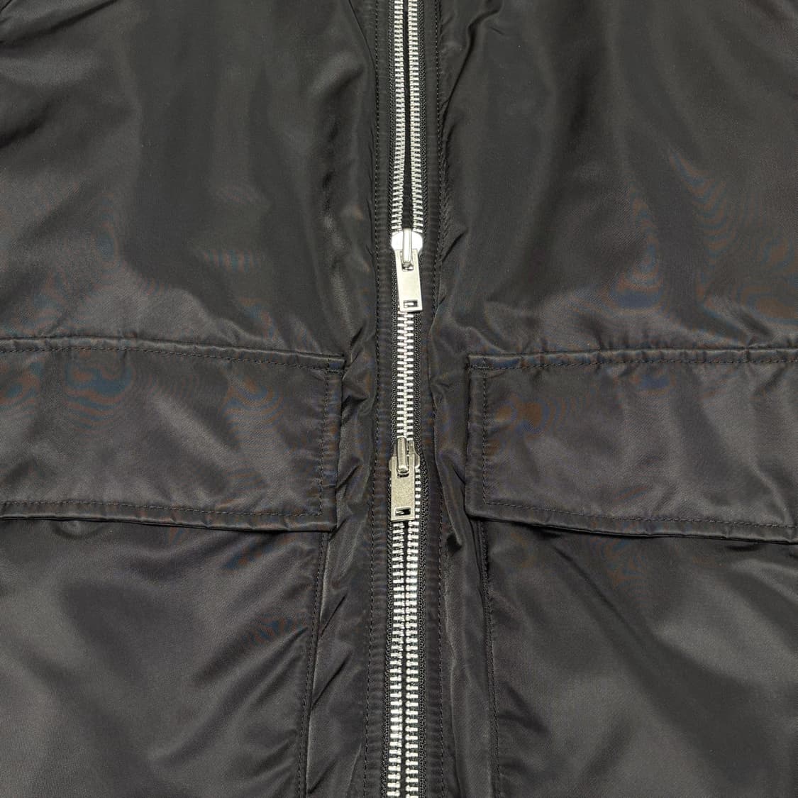 [L] 무탠다드 오버사이즈 칼라드 보머 재킷 블랙 상품이미지7