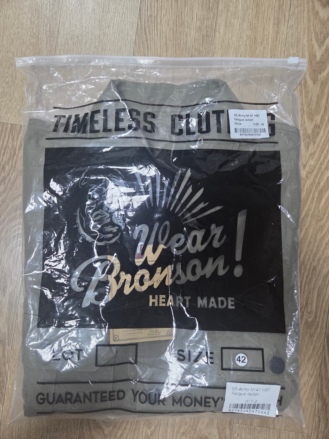 브론슨 US Army M-41 HBT Fatigue Jacket 상품이미지3