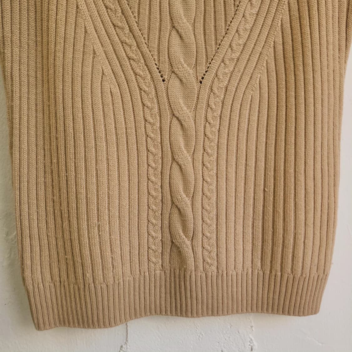 Aylesbury 보트넥 케이블니트 베스트 상품이미지4