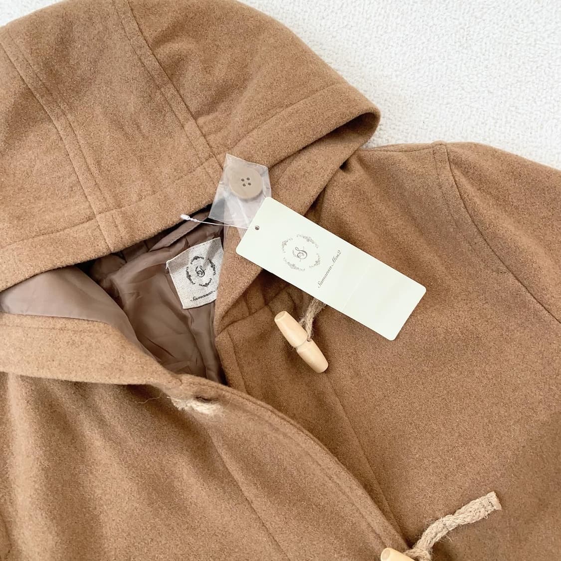 사만사모스모스 카멜 떡볶이 코트 상품이미지2