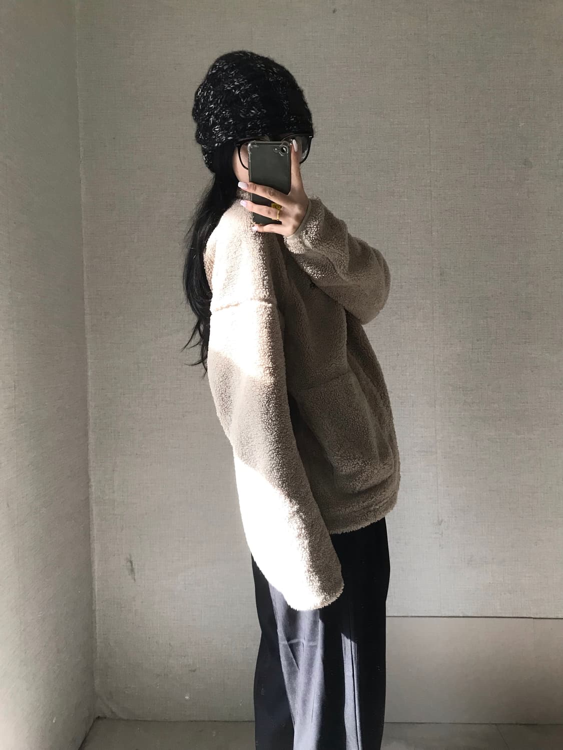 아디다스 베이지 후리스 상품이미지4