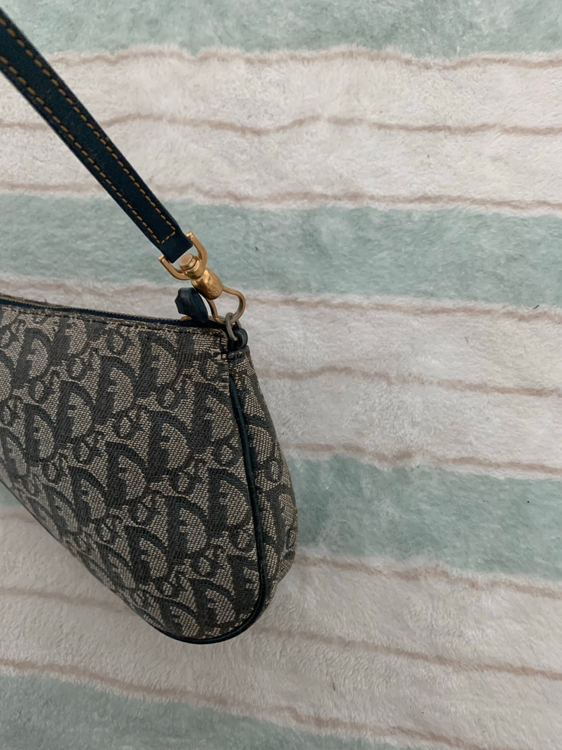 빈티지 디올 새들 파우치백 가방 상품이미지7