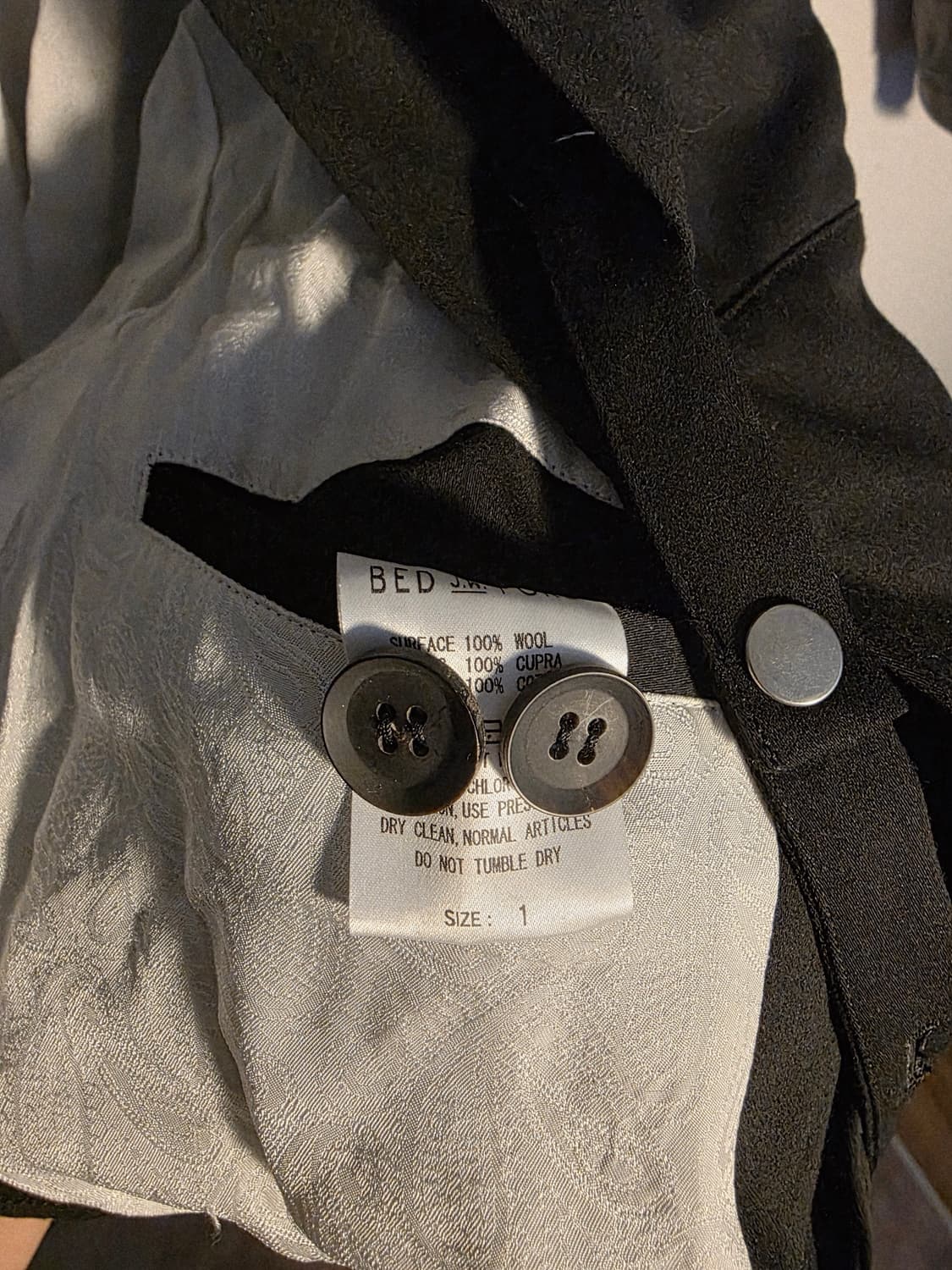 Bed j.w ford wool detail jacket 상품이미지8