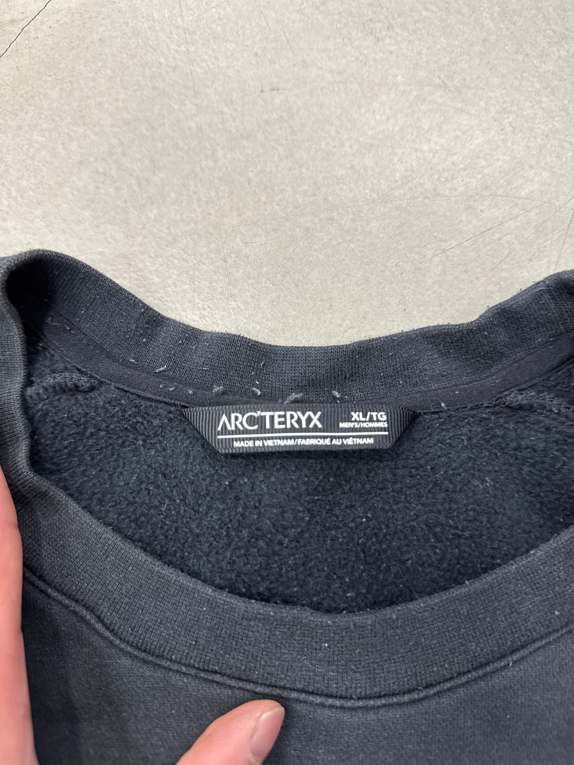 아크테릭스 자수 로고 맨투맨 XL 상품이미지9