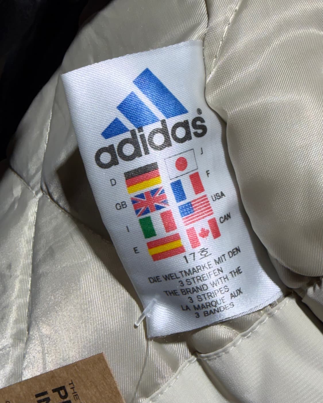 XL 아디다스 삼선로고 빅로고 패디드 나일론 야상 후드자켓 상품이미지8