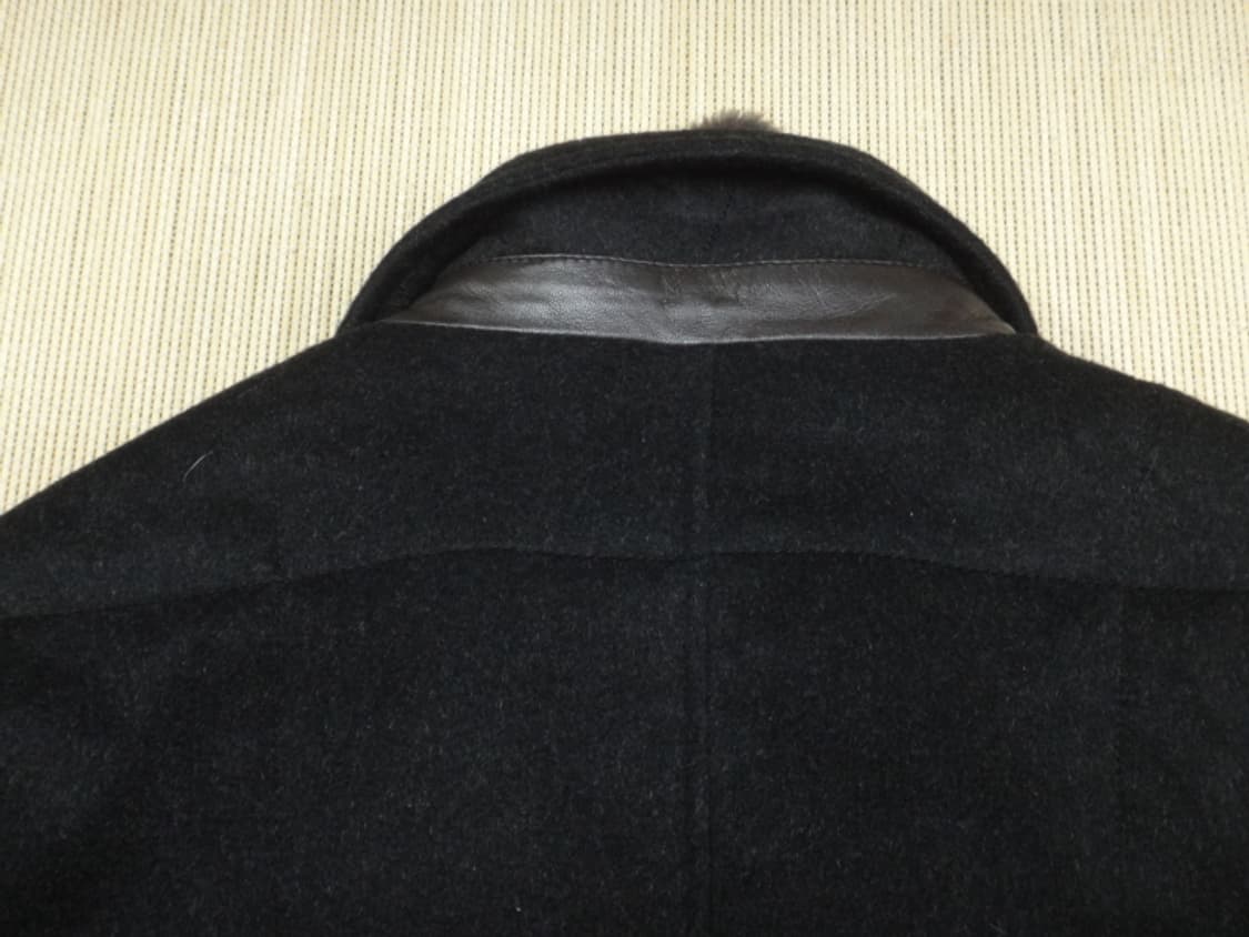 (100) 울시 양가죽배색 캐시미어 혼방 패딩 코트 상품이미지5