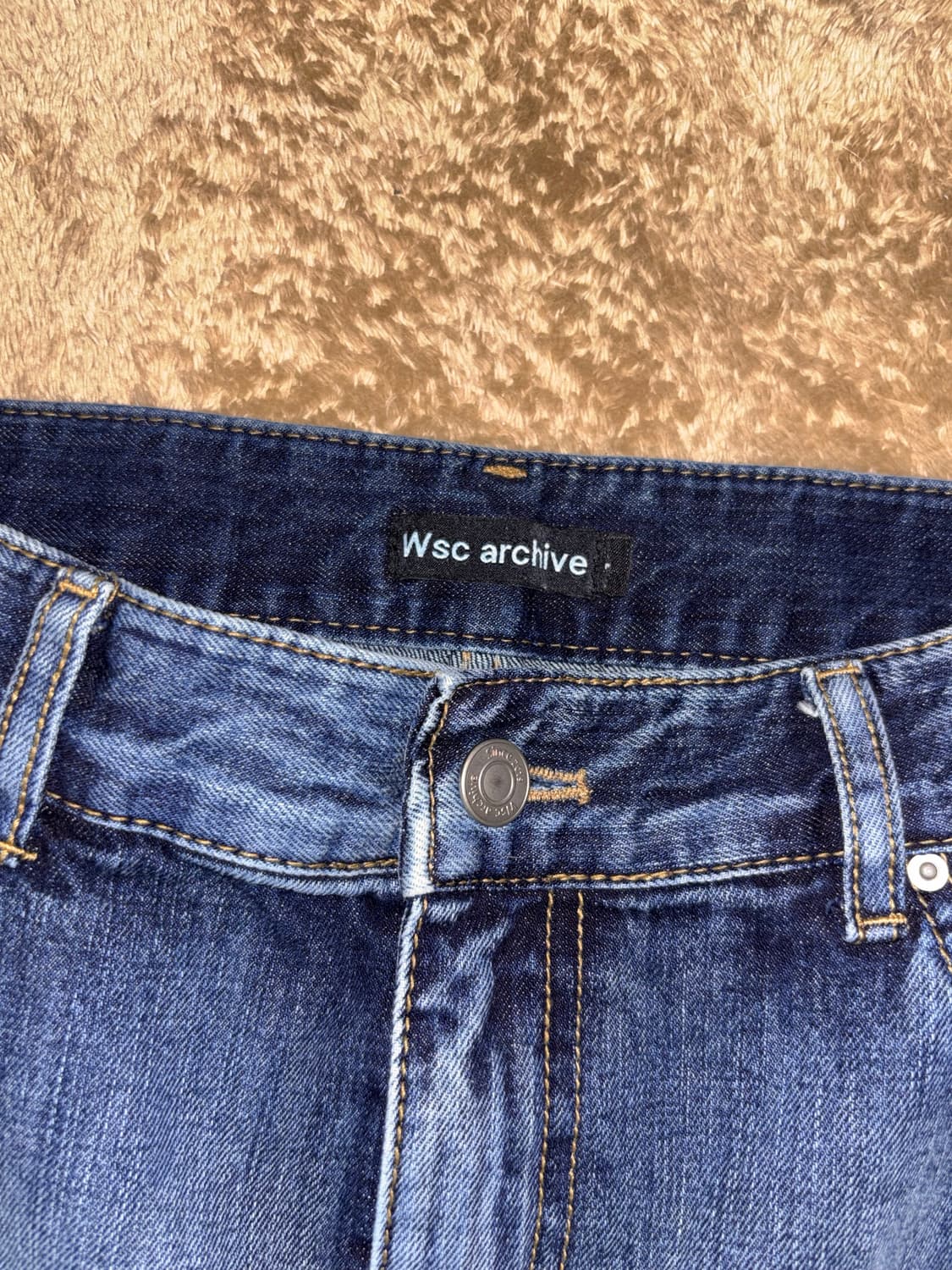 Wsc archive 데님 스커트 1 상품이미지4
