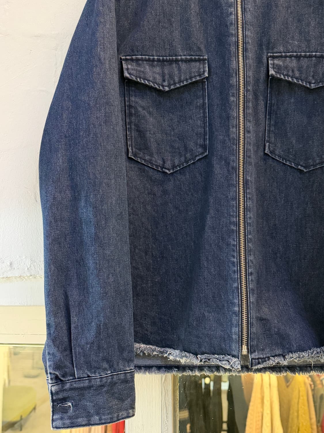Sense of place 칼라리스 청 데님 집업 자켓 L 상품이미지3